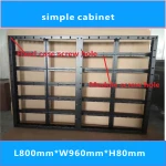 Светодиодный/пустой шкаф/светодиодный модуль: P4/P6/P8 СВЕТОДИОДНЫЙ Дисплей Шкаф простой шкаф 768 мм* 768 мм/панель дисплея