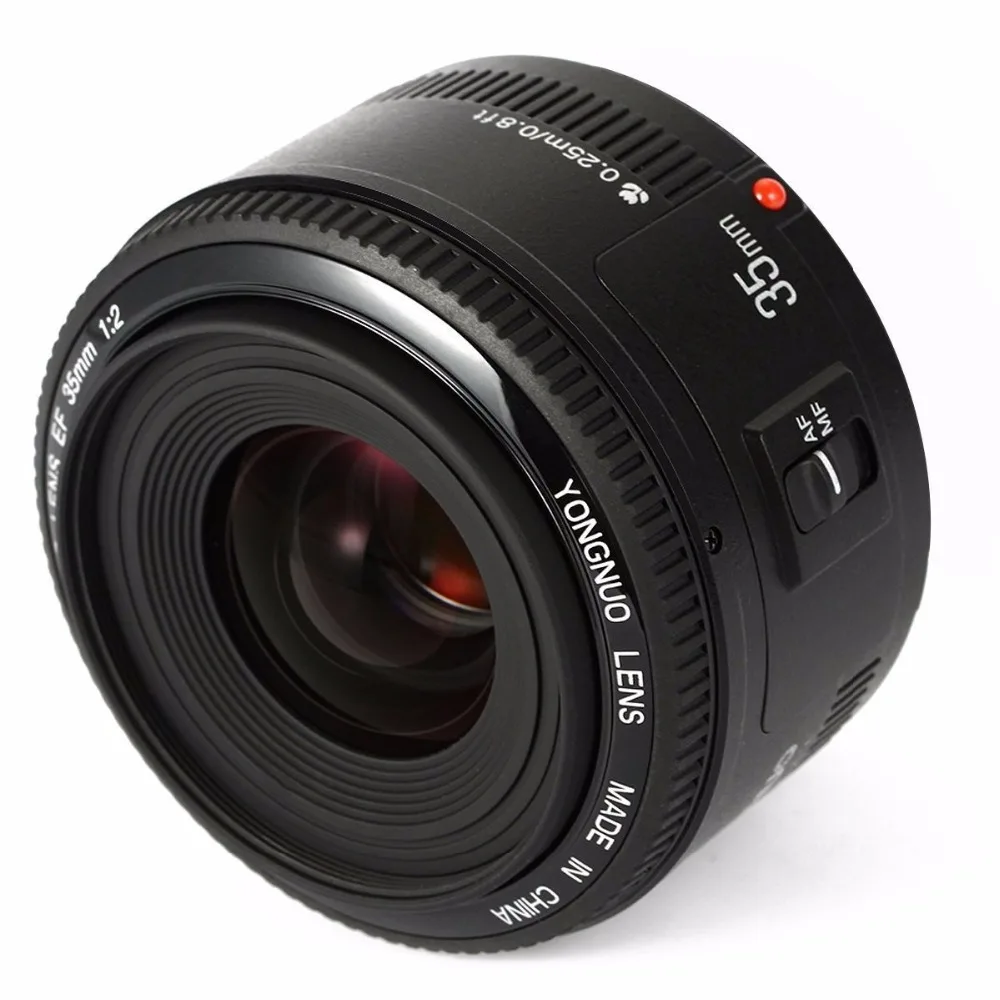 Объектив YN35mm F2.0 F2N объектив YN50mm для Nikon F Mount D7100 D3200 D3300 D3100 D5100 D90 DSLR камеры Canon