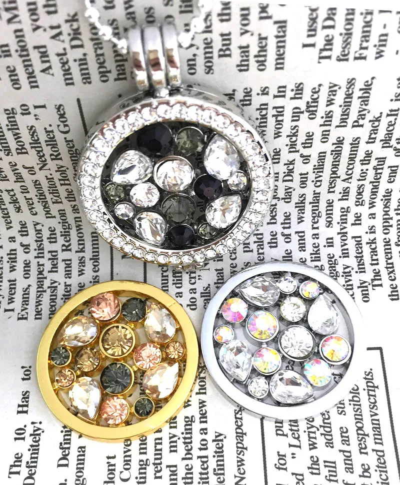 1 шт 33 мм Монета продажа стиль ручной работы кристалл серебро розовое золото 35 мои