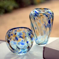 high quality colorful glass vase mini flower vase wedding party decor crystal vase