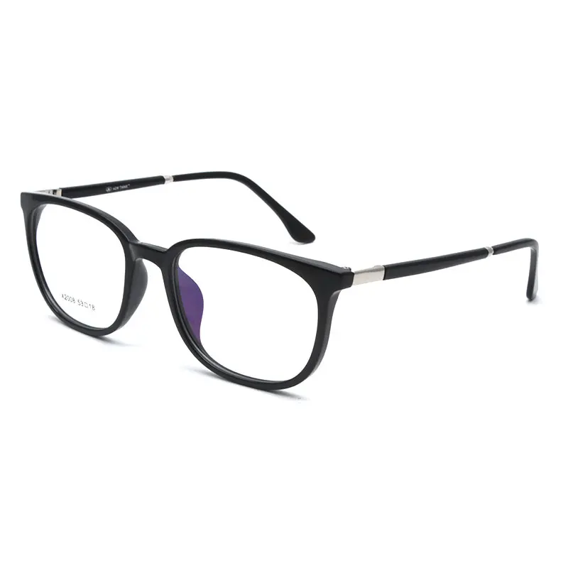Shinny Black Reven Jate X2008 оптическая пластиковая оправа для очков для мужчин и женщин, очки по рецепту, очки с полной оправой, очки - Цвет оправы: Shinny Black