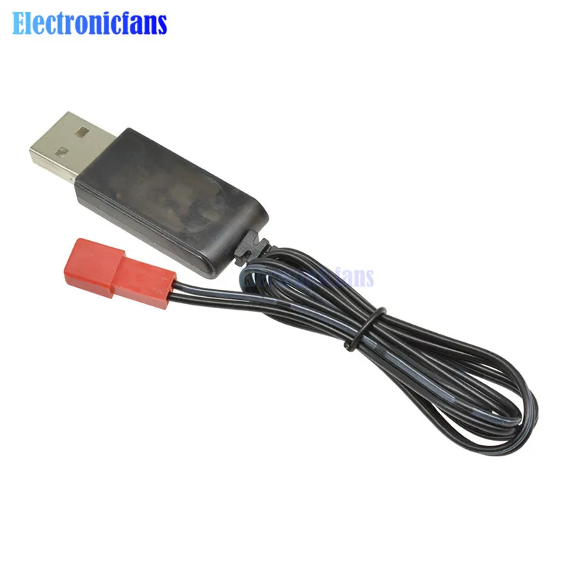 3 7 В 500мА выход 1S Lipo литиевая батарея USB кабель зарядное устройство красная