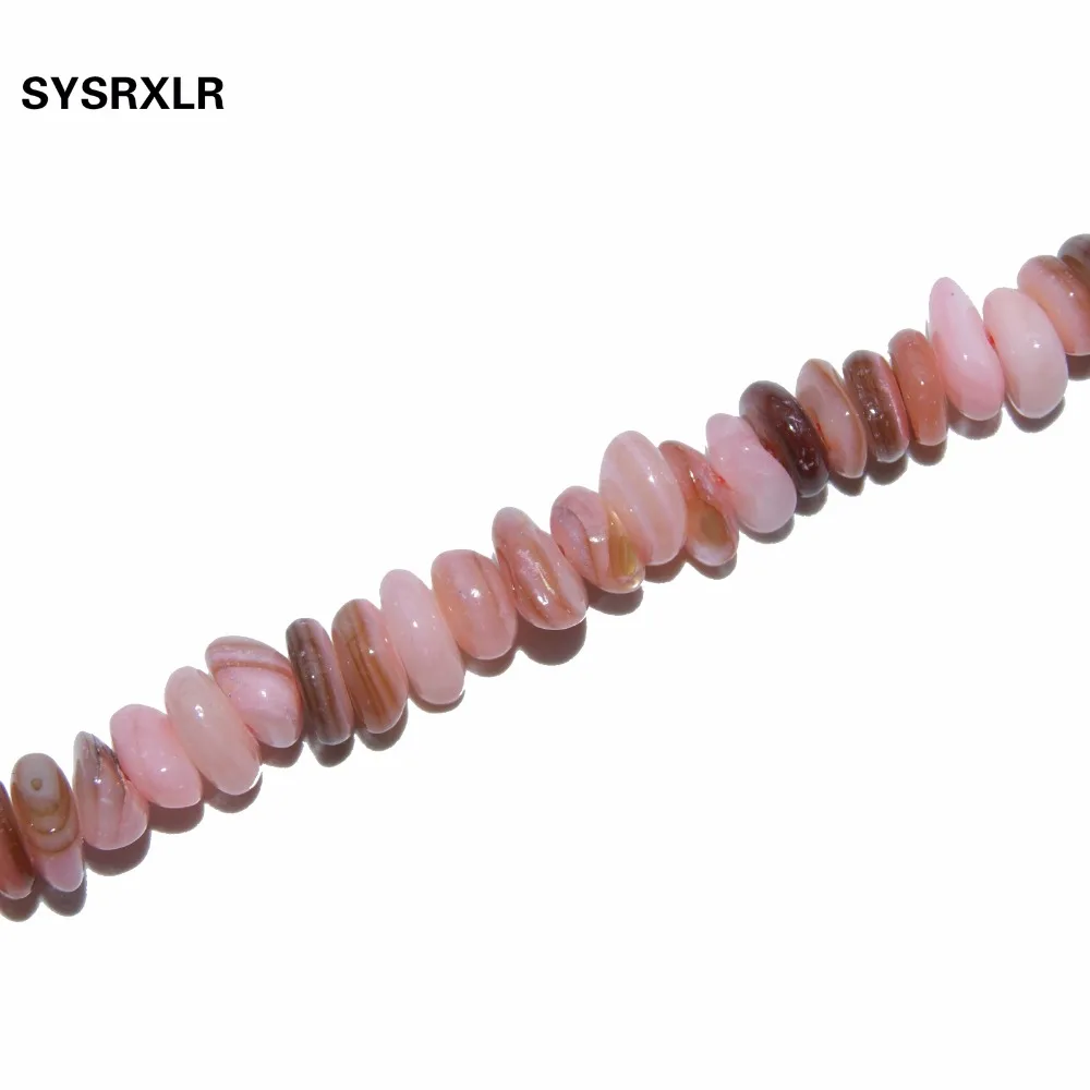 Оптовая продажа натуральный гравий в форме розовой краски каменные бусины 5-8 мм