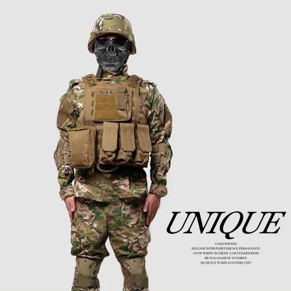 Мужская Уличная камуфляжная охотничья жилетка в стиле джунглей Военная