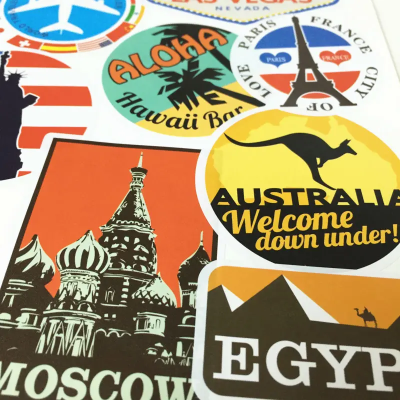 Автомобильный Стайлинг винтажная сумка для путешествий с надписью багажная