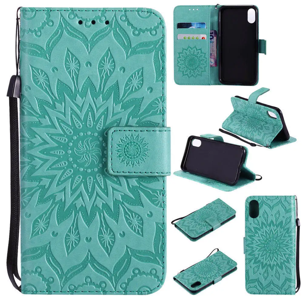 Green-Sunshine Кожаный бумажник-книжка чехол для iPhone X XS MAX XR 6 7 8 Plus 7 P 8 P 5 5S SE карта Solt Телефон чехол для iPhone X 7 8 7+ 5s 6s Funda - Цвет: Green-Sunshine