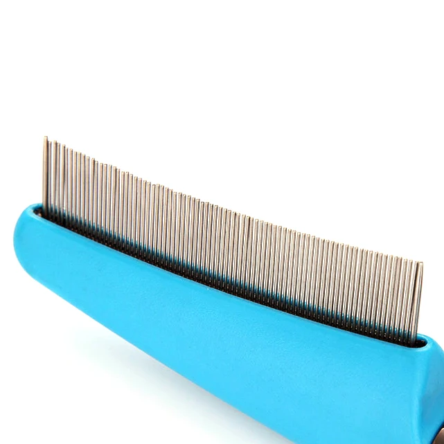 Силиконовый гребень для чистки собак и из нержавеющей стали игла домашних
