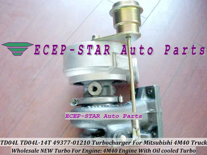 

Free Ship TD04L 14T 49377-01210 49377 01210 4937701210 Oil cooled Turbine Turbo Turbocharger For Mitsubishi 4M40 Deisel Engine