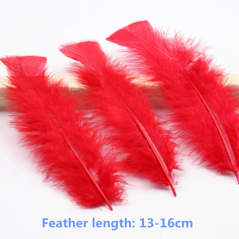 50 шт. разноцветные декоративные перья для одежды 13 16 см|turkey feathers|feather wedding