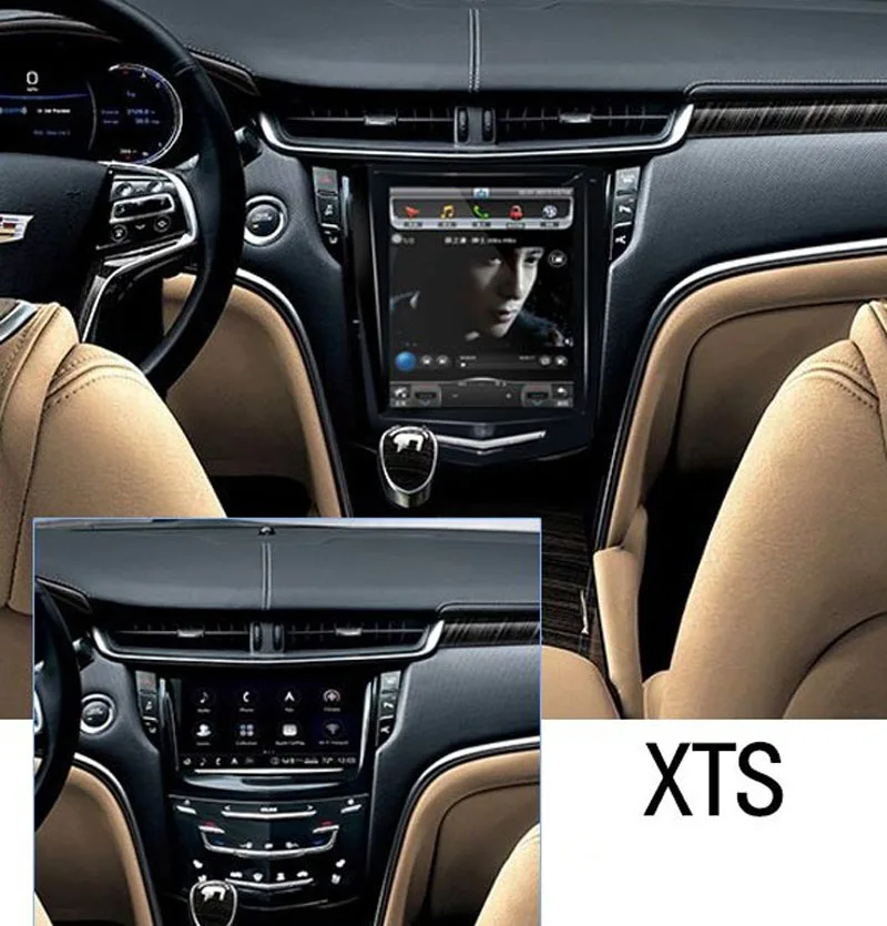 9 7 &quotвертикальный экран android автомобильный gps навигации радио плеер для Cadillac SRX ats