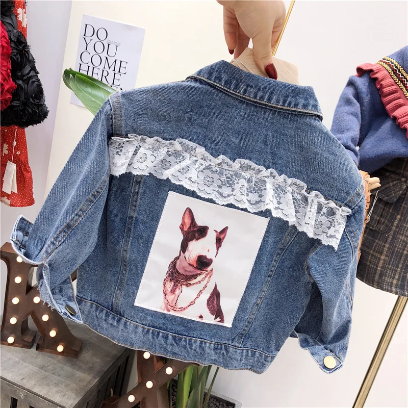 Children's wear 2018 spring and autumn Korean version of the new boys girls denim jacket girl cardigan | Детская одежда и