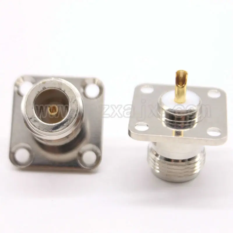 N гнездовой разъем для панельного монтажа шасси Соединитель с паяльной клеммой