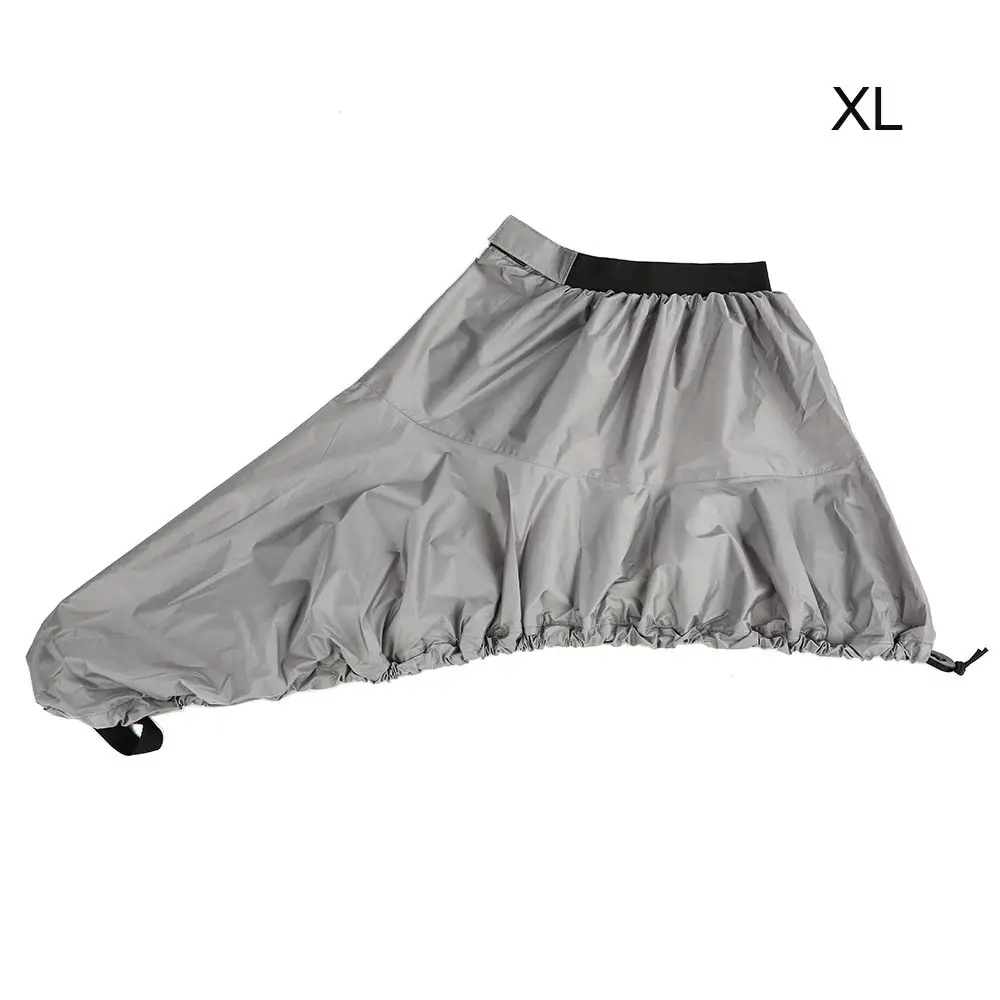 Grey XL Водостойкая нейлоновая юбка-каяк с распылителем, прочная Регулируемая водопроводная Спортивная палубная юбка с распылителем, палубная крышка, уличная водопроводная Спортивная байдарка, лодки - Цвет: Grey XL