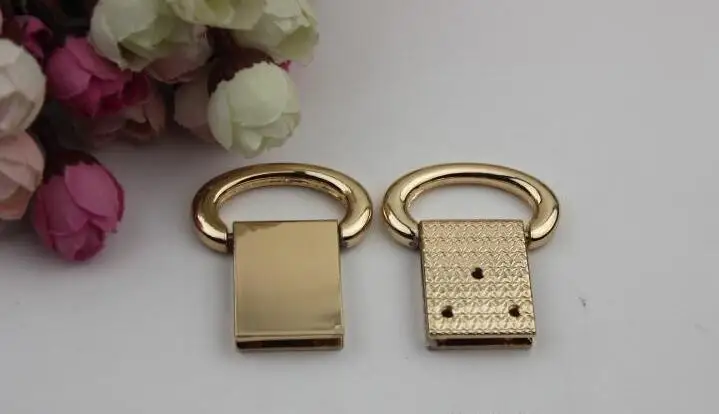 (6 шт./лот) кожаные ремешки для сумок с металлическим покрытием обеих сторон