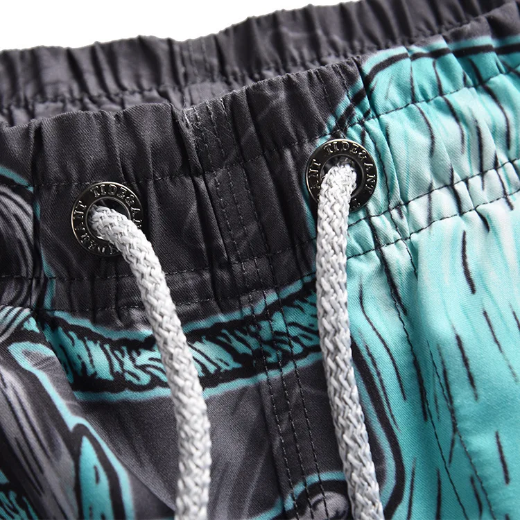 Мужские быстросохнущие шорты для плавания с 3d осьминогом|Шорты серфинга и пляжа|