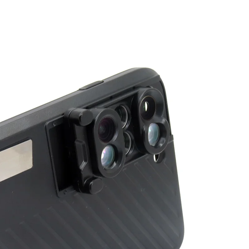 Двойной объектив камеры для iPhone X XS Max чехол рыбий глаз Широкоугольный макро объектив для iPhone XS Max чехол для объектива телескопа 6 в 1