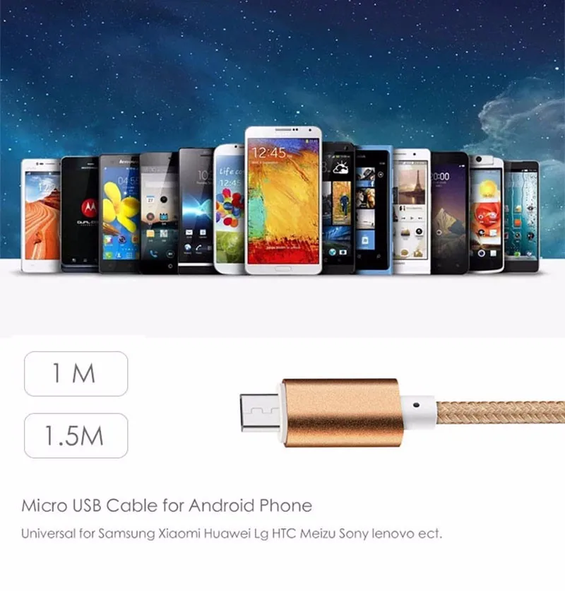 SUPTEC Быстрая зарядка USB кабели Micro USB кабель Android мобильный телефон кабель синхронизации данных для samsung huawei Xiaomi USB кабель 3 м/2 м