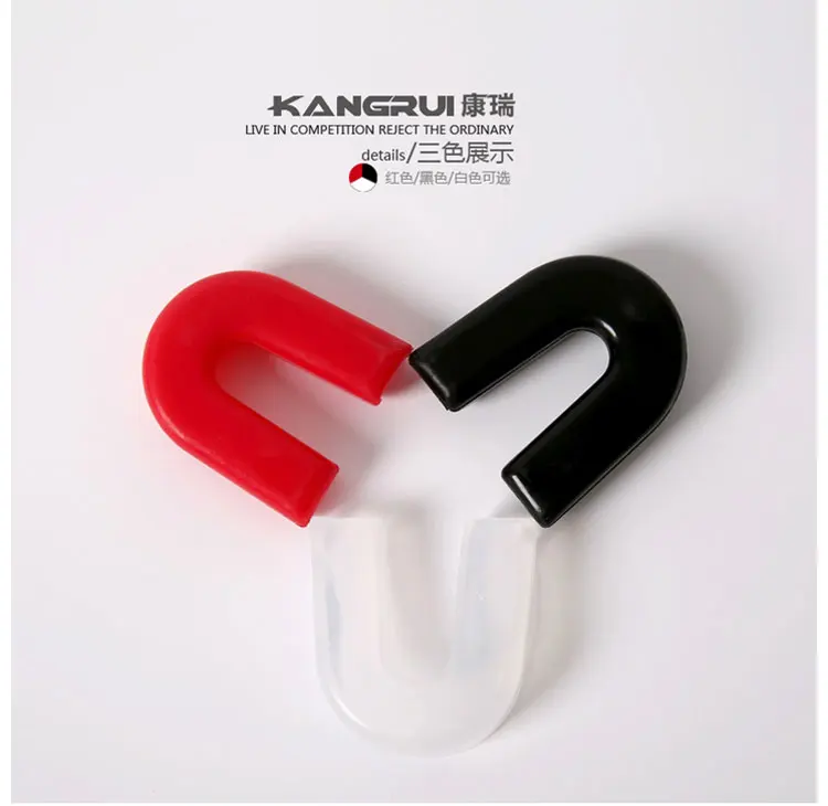 Боксерская Защита рта силиконовый мундштук защита зубов для бокса спорта
