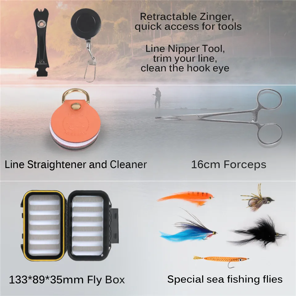 Maximumcatch Predator 9 футов 8 10WT полный соленой воды Fly стержень катушка линии Крючки