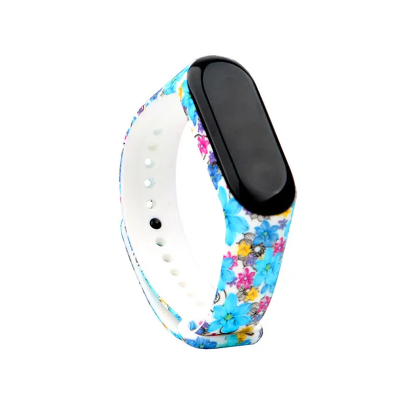 009 New Colorful silicone band For Xiaomi mi band 3 strap Replacement bracelet band mi band 3 Strap men/women watches Accessories - Цвет ремешка: 009