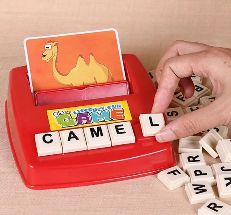 Детский Забавный обучающий аппарат pudcoco английское слово игрушка в подарок