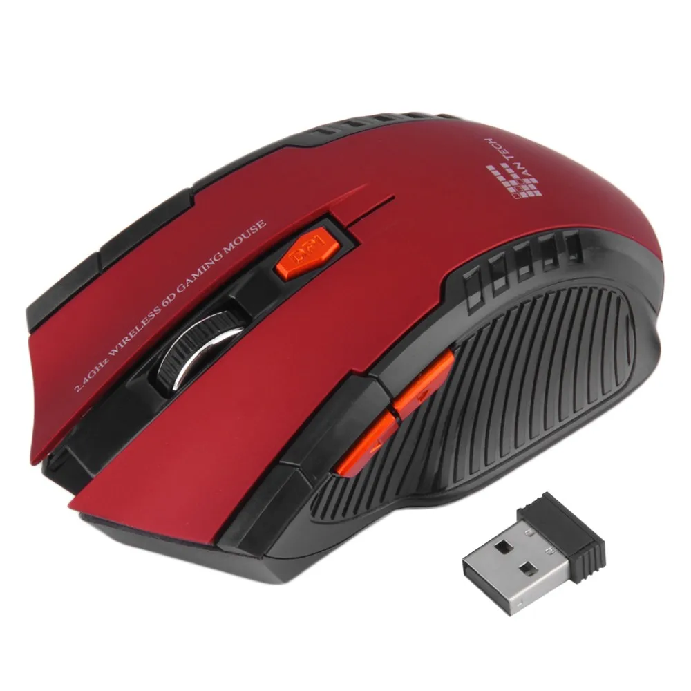 Новая портативная мини мышь беспроводная 3D ролик 6D Оптическая 2400 dpi игровая мышь для настольного ноутбука ПК компьютер Pro геймер