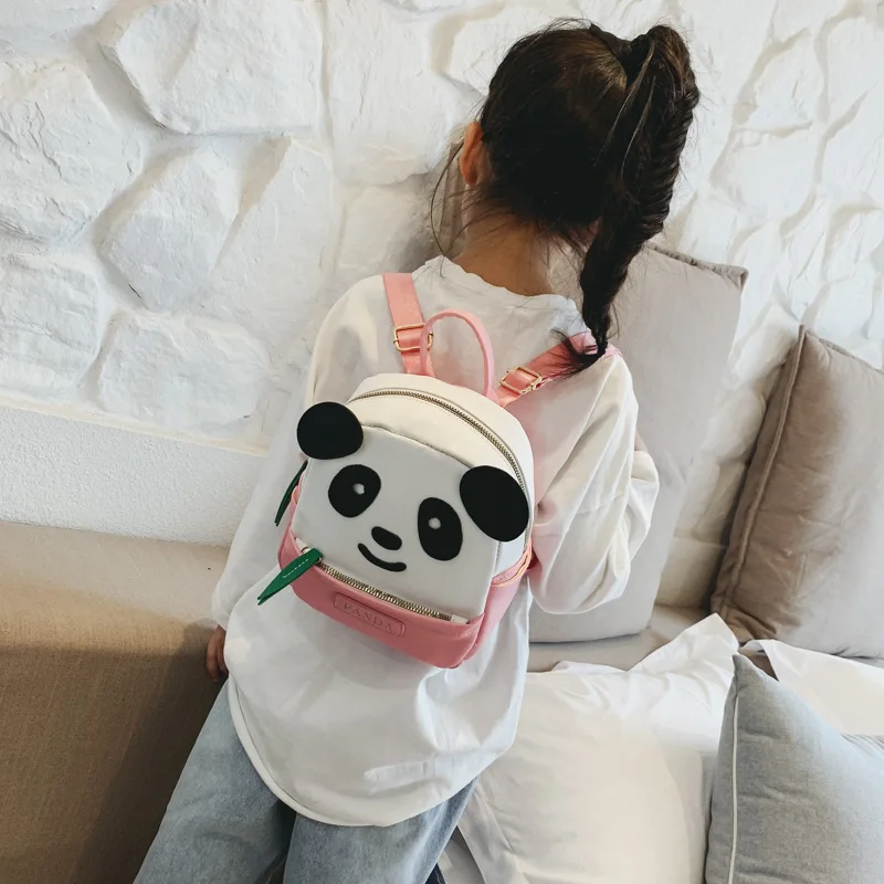 CHUNLONG холщовый женский рюкзак для девочек с милым принтом панды школьный на плечо