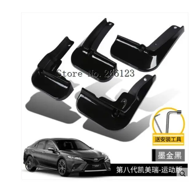Передние+ задние брызговики, брызговики для Toyota Camry 8 8th XV70, аксессуары - Название цвета: P