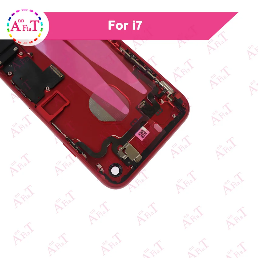10 шт./лот DHL для IPhone 7 7g 7 Plus задняя средняя рамка Шасси Полный Корпус в сборе Крышка батарейного отсека Дверь задняя с гибким кабелем