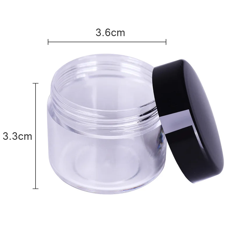 10 шт. прозрачный пластиковый ящик для хранения ногтей бусины украшения Стразы