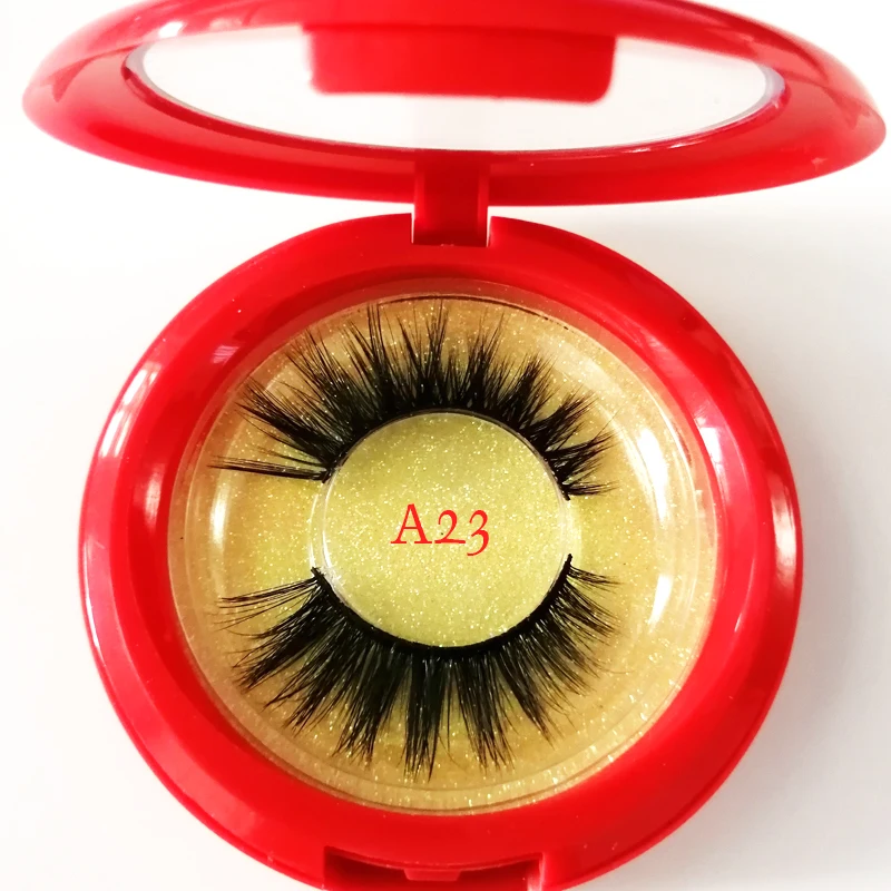 3D Искусственные норковые шелковые ресницы индивидуальные коробки ручной работы