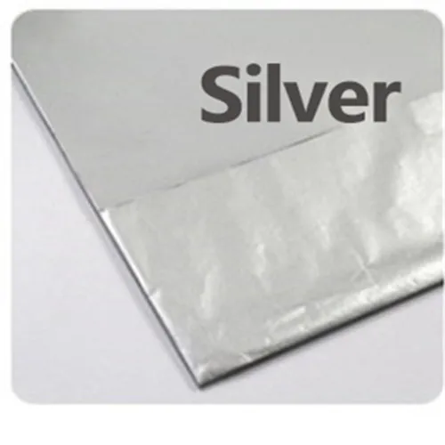 Silver 20 листов 50*66 см тканевая бумага цветок одежда рубашка обувь подарочная упаковка крафт бумага рулон домашний декор, винная оберточная бумага s - Цвет: Silver