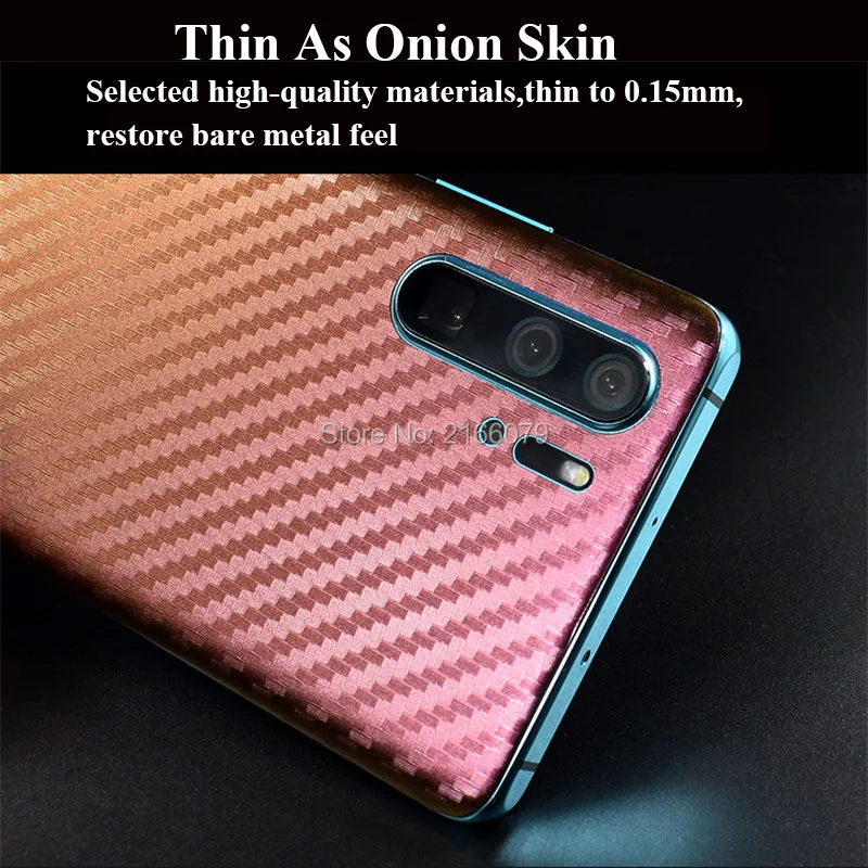 Для huawei P30/P30 Pro/P30 Lite 3D градиентное углеродное волокно полное заднее покрытие наклейка кожа телефон защитная наклейка пленка