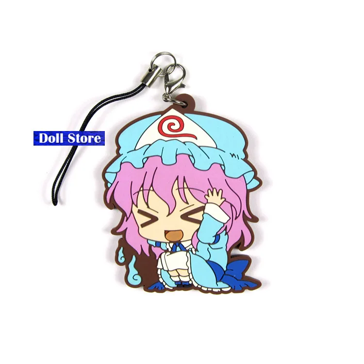 Новое поступление Touhou проект японский аниме Рисунок силиконовый сладкий запах брелок Аниме резиновый D226
