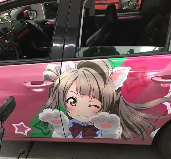 Мультфильм Аниме украшения автомобильный Стайлинг наклейки на Автомобильный