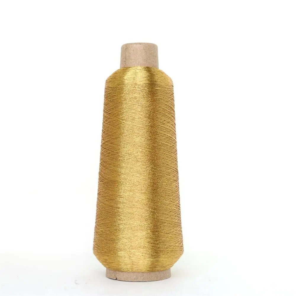 Gold STA-G3 258 Dtex(38Nm) премиум качества металлизированная нить для вышивки 5000 м машина Emrboidery 125 г 18 цветов доступны - Цвет: Gold STA-G3