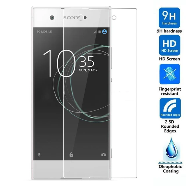Для Sony Xperia XA1 Plus закаленное стекло 2.5D 9H Высококачественная защитная пленка