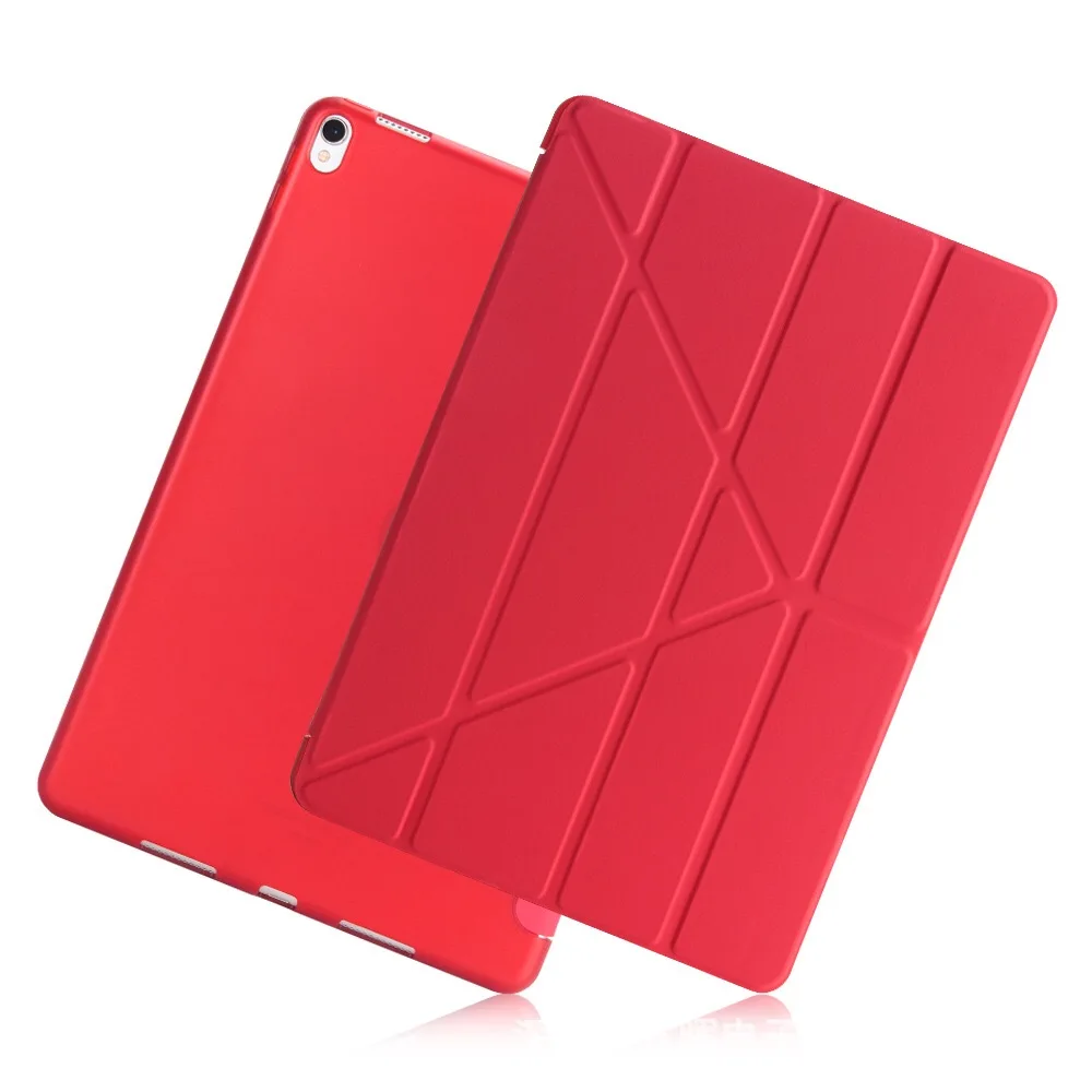 Умный чехол мягкая задняя Подставка для Ipad Air 2/Air 1 ультра тонкий из искусственной
