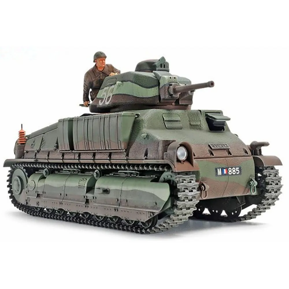 Tamiya 35344 1/35 французский Танк среднего размера Somua S35 Военная сборка модель AFV