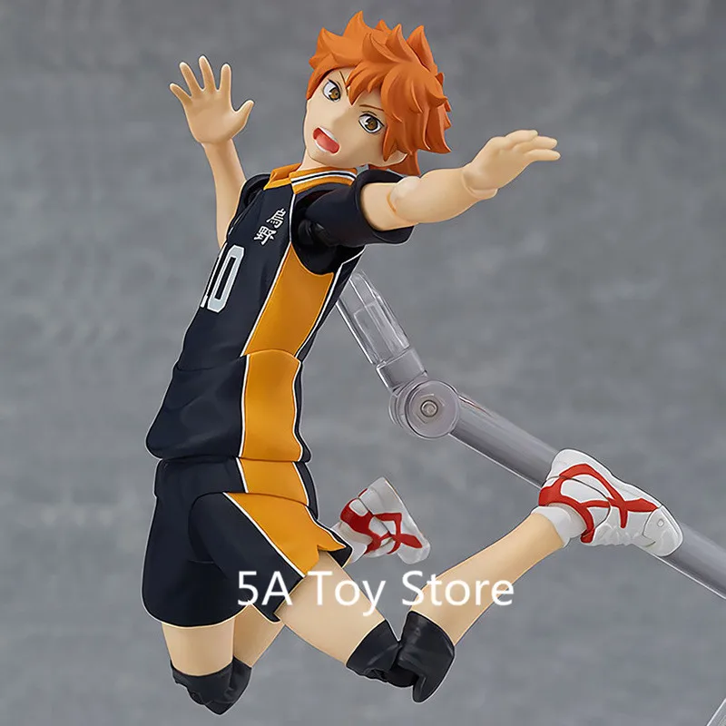 Аниме Haikyuu! Экшн-фигурка No.10 Hinata Shoyo Figma 358 из ПВХ коллекционные модели игрушек