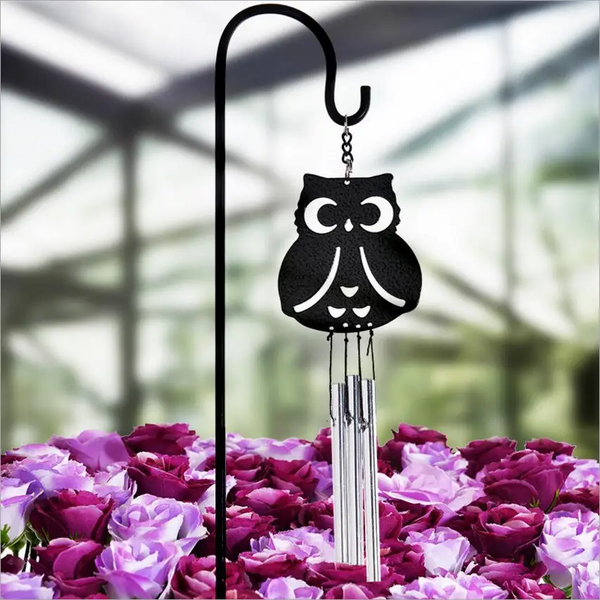 Ветряная колокольчик с алюминиевыми стержнями чистый естественный звук