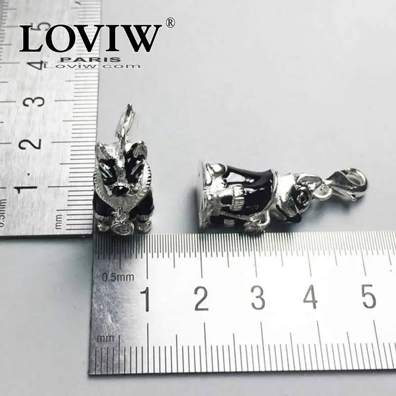 3D подвеска бульдог Собака для женщин и мужчин классический подарок Европейская