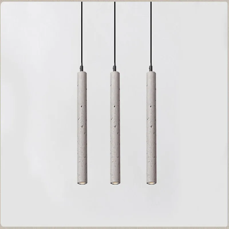 Светодиодные цементные люстры в скандинавском стиле потолочные светильники