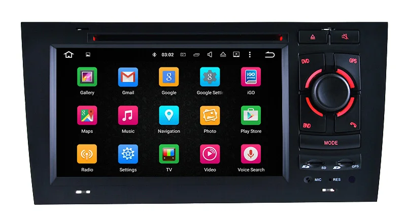 Android 8 0 7 1 автомобильный DVD GPS плеер навигация Восьмиядерный для AUDI A6 1997 2006 4G RAM 32G ROM