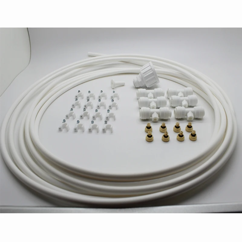 

0046 DIY CE 6m white low cost grennhouse& low preesure misting system