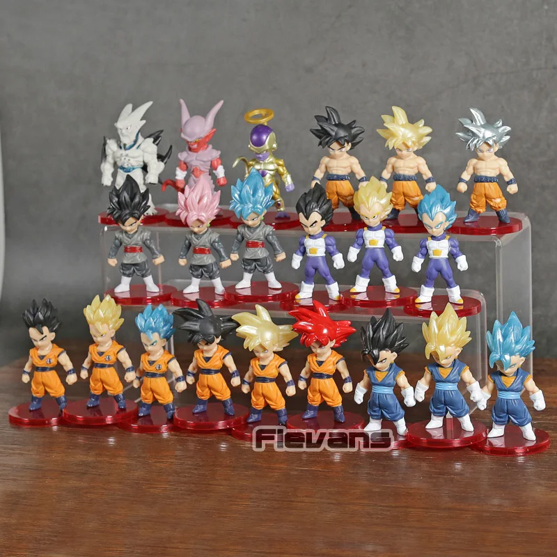 Dragon Ball Z Супер Saiyan Son Goku/Гохан Вегета Vegetto Фриза janenba ПВХ Модель Коллекционные Фигурки игрушечные фигурки из игры Dragon Ball DBZ(“фигурка игрушки 21 шт./компл