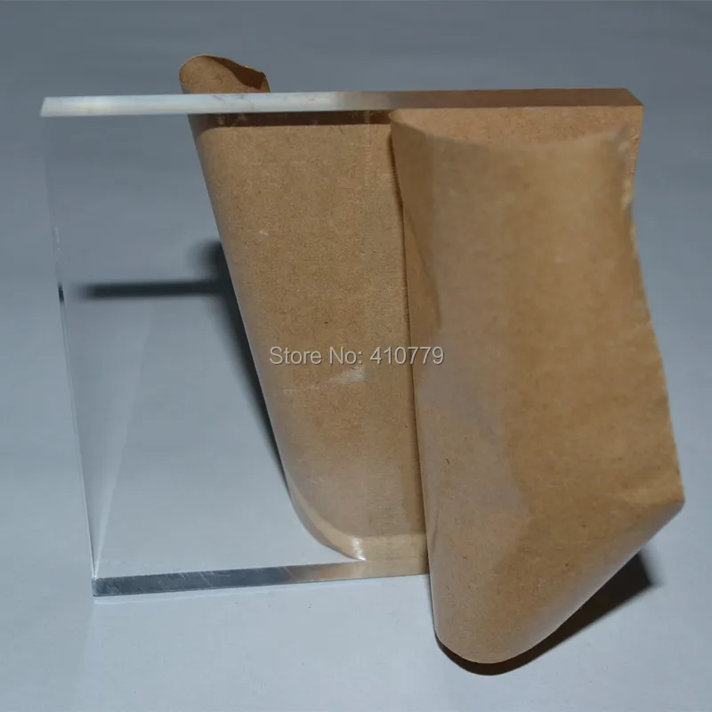 Custom Arbitrary Shape Plastic Acrylic Transparent Sheet Edge Polishing10x500x10mm Home Improvement Decor Can Cutting Any Size |