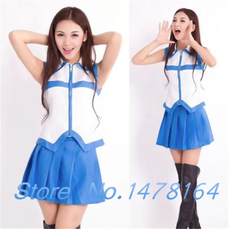 Костюм для косплея Люси из аниме Фея хвост милый привлекательный школьный