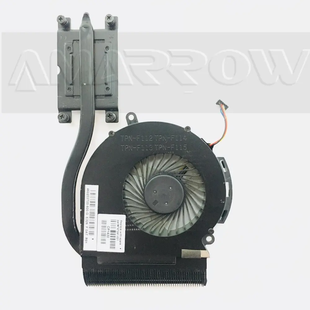 Охлаждающий вентилятор для ноутбука кулер процессора HP 14 A D 15 246 240 250 G2 радиатор
