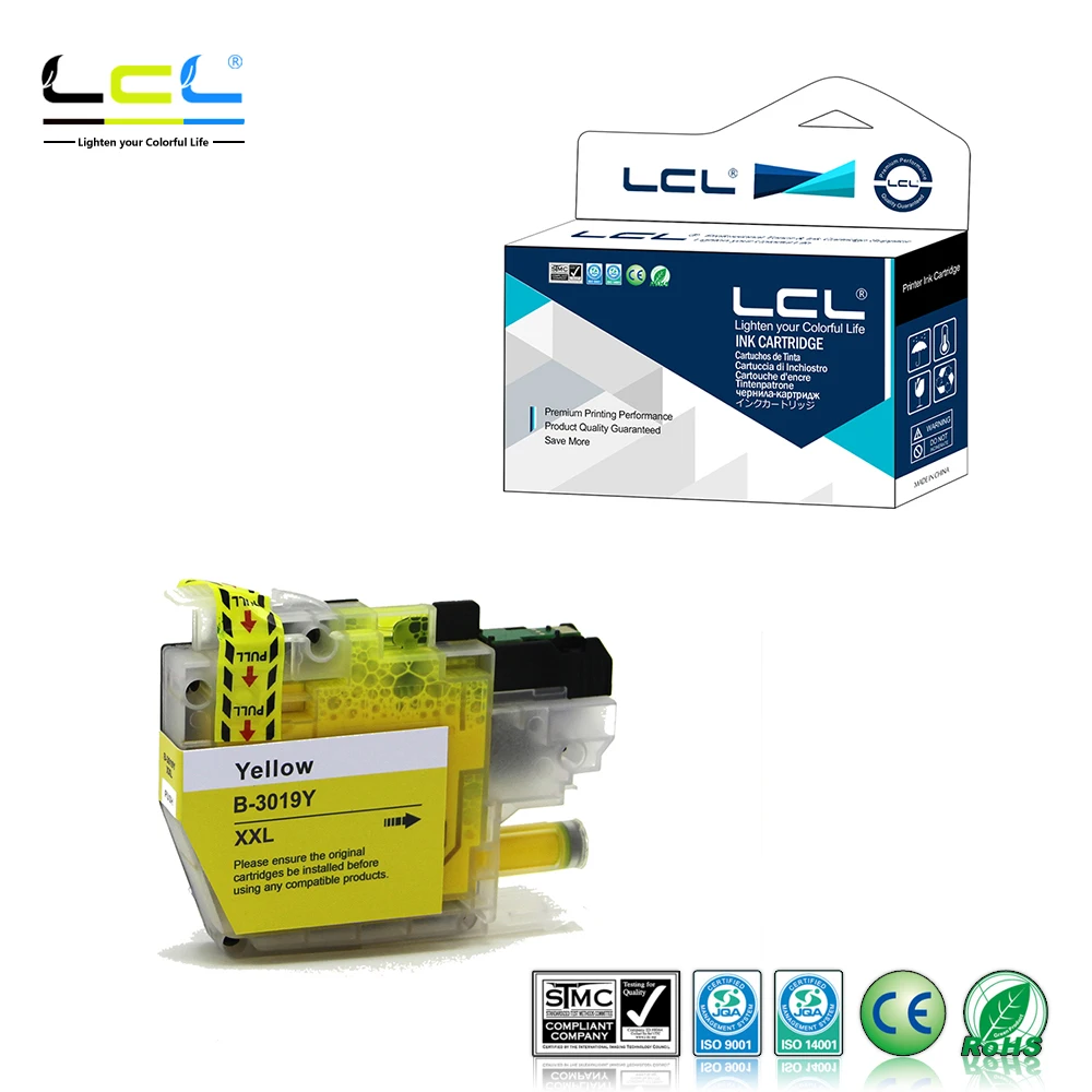 Картридж с чернилами LCL LC3019 LC3017 XXL LC3019C LC3019M LC3019Y картридж пигментом (1 упаковка c m y)